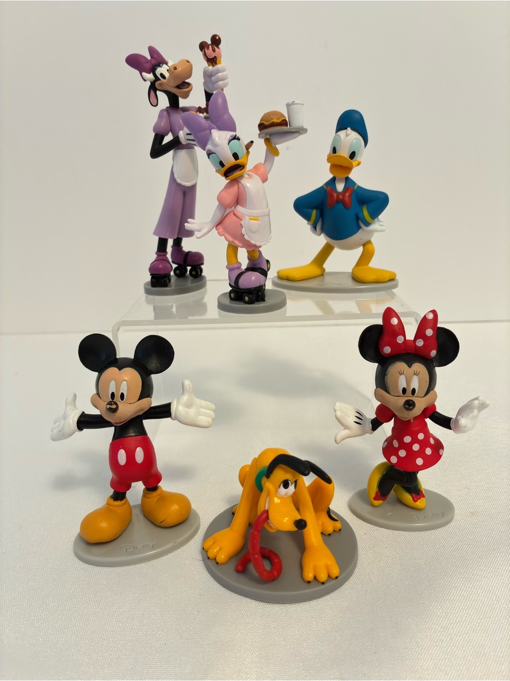 Disney Mickey & Minnie Mouse/ Donald & Daisy/ Clarabelle Figurines Cake Toppers